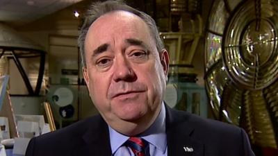 Scottish First Minister Alex Salmond