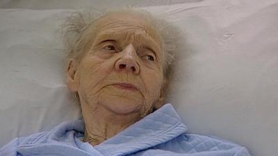 Hospital patient Lilian Armstrong