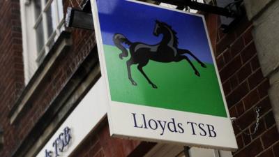 Lloyds bank sign