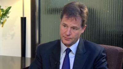 Deputy Prime Minister Nick Clegg