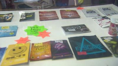 So-call legal highs in shop window