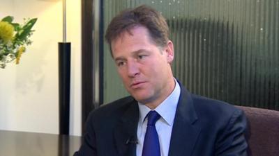 Deputy Prime Minister Nick Clegg