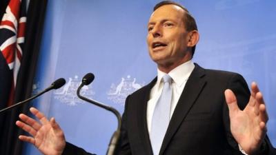 Australia's Prime Minister Tony Abbott