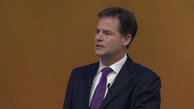 Deputy Prime Minister Nick Clegg