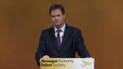 Deputy Prime Minister Nick Clegg