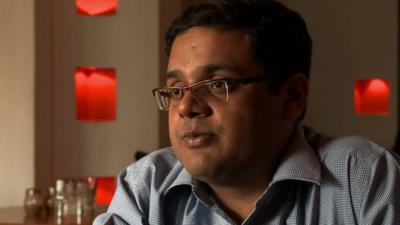 Saurabh Kumar, who studies online