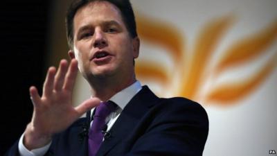 Deputy Prime Minister Nick Clegg