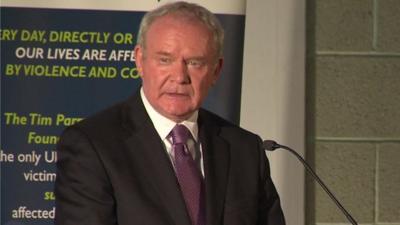 Northern Ireland Deputy First Minister Martin McGuiness