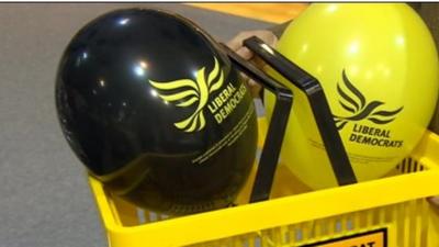 Lib Dem balloons