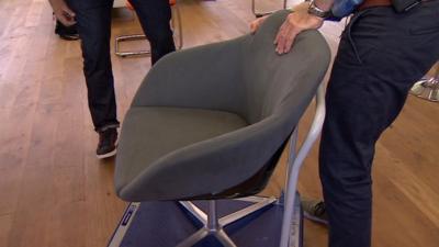 Newsnight presenter's chair