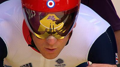 Olympic time trial champion Sir Bradley Wiggins