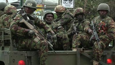 Forces arrive at Westgate Shopping Mall