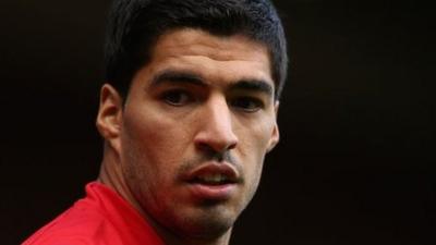 Liverpool striker Luis Suarez