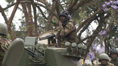 Troops at the Westgate shopping centre