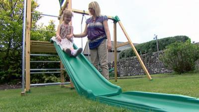 Arthritis sufferer Lucy and her mother