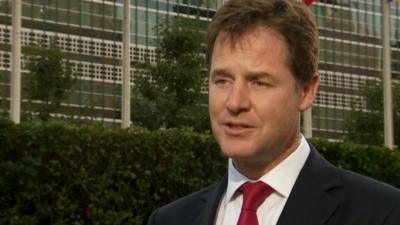 Deputy Prime Minister Nick Clegg