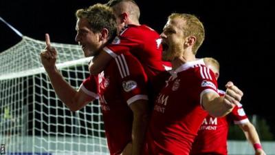 Highlights - Falkirk 0-5 Aberdeen