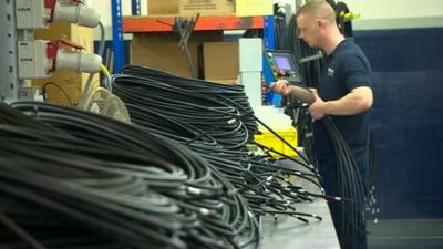 Man working in factory