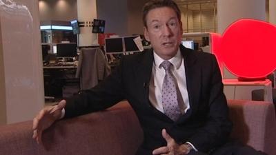 Frank Gardner in BBC News studio