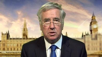 Business minister Michael Fallon