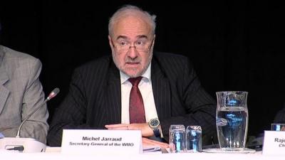 Michel Jarraud the Secretary-General of the World Meteorological Organization