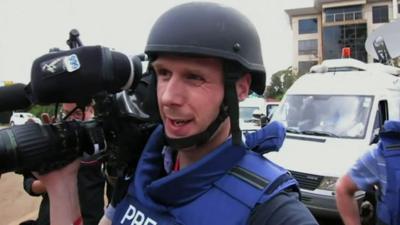 Cameraman Christian Parkinson