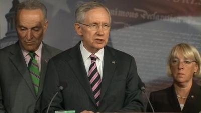 Senate Democratic Leader Harry Reid