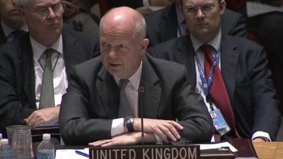 Foreign Secretary William Hague