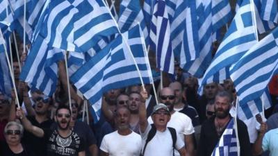 Golden Dawn supporters in Athens