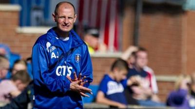 Kilmarnock manager Allan Johnston