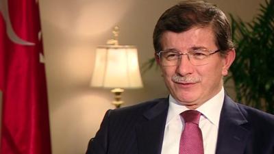 Turkish foreign minister Ahmet Davutoglu