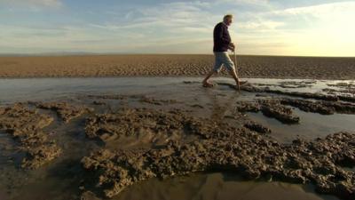 Cedric Robinson at Morecambe Bay