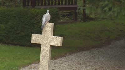 Cemetery grave stone