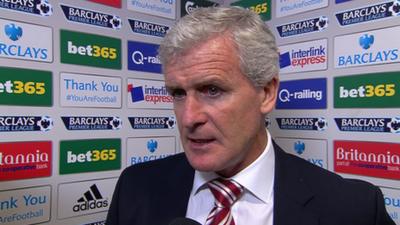 Stoke boss Mark Hughes