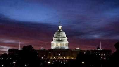 The US Capitol - meeting place of the US Congress