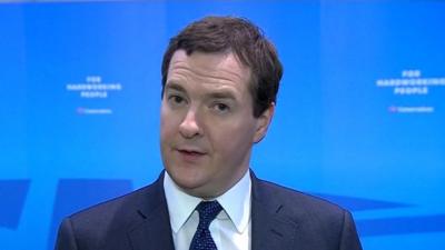 Chancellor George Osborne