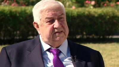 Syrian Foreign Minister Walid Muallem