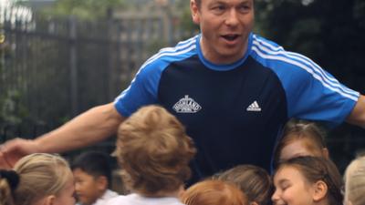 Chris Hoy inspires next generation