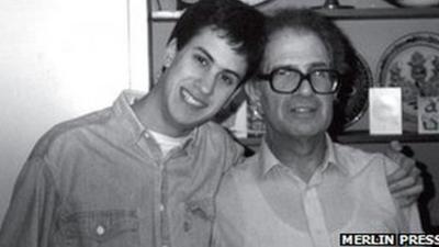 Ed Miliband, with his father Ralph in 1989