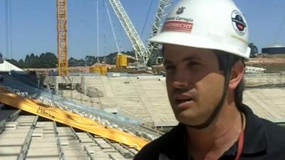 Ricardo Corregio, Commercial and Administrative Manager of the Arena Corinthians