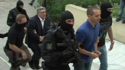 Golden Dawn court arrivals