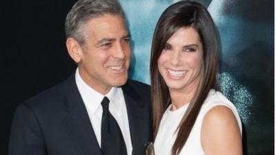 George Clooney and Sandra Bullock