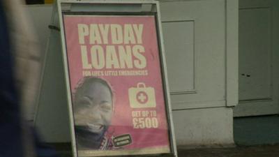 Payday loan advert