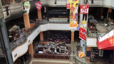 Inside Westgate mall