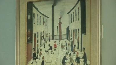 Painting by LS Lowry