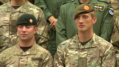 Two servicemen recommended for honours