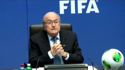 Fifa president Sepp Blatter