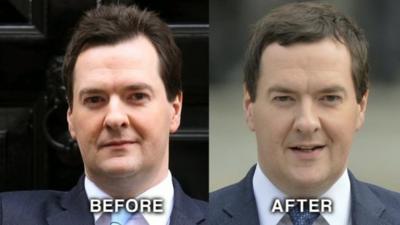 George Osborne's hairstyles