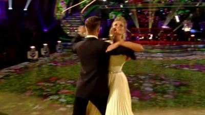 Rachel Riley dancing with Pasha Kovalev