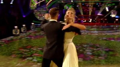 Rachel Riley dancing with Pasha Kovalev